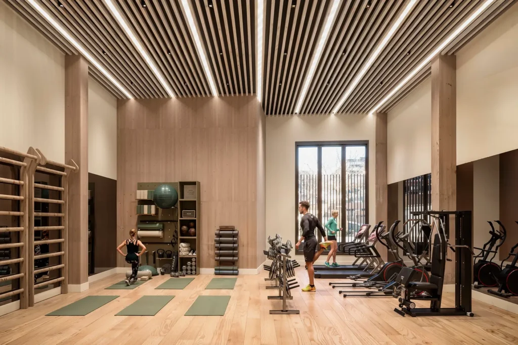 gallery-sa52-gimnasio-offices-barcelona SA52 Office Building | Amenities, Gym| Rentamar oficinas Barcelona